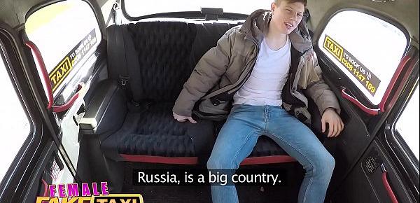  Female Fake Taxi Innocent young tourist gets seduced in back of cab